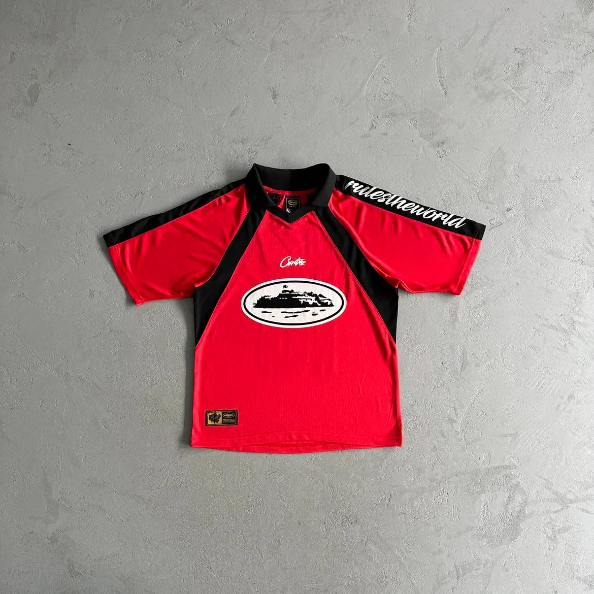 corteiz jersey panel - red thumbnail 2