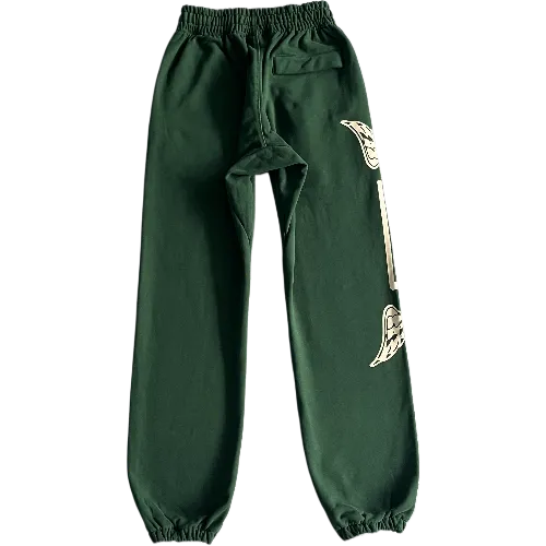 corteiz pants gasolina green thumbnail 2