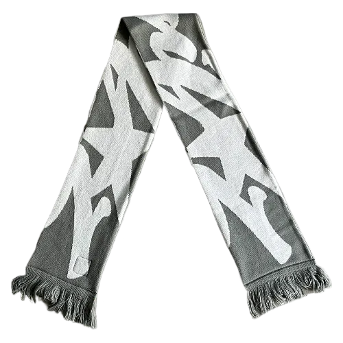 corteiz Scarf wraps Grey and White thumbnail 2