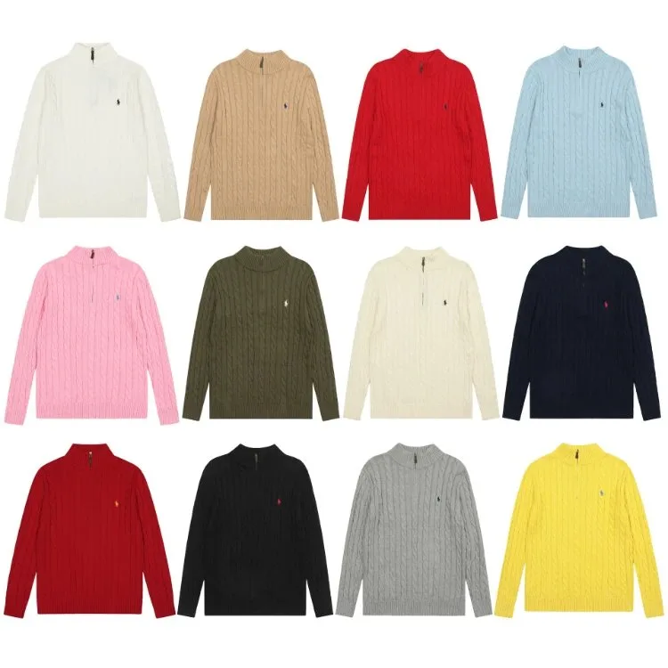 Polo Ralph Lauren Half-Zip Cable Knit Sweater - Image 1